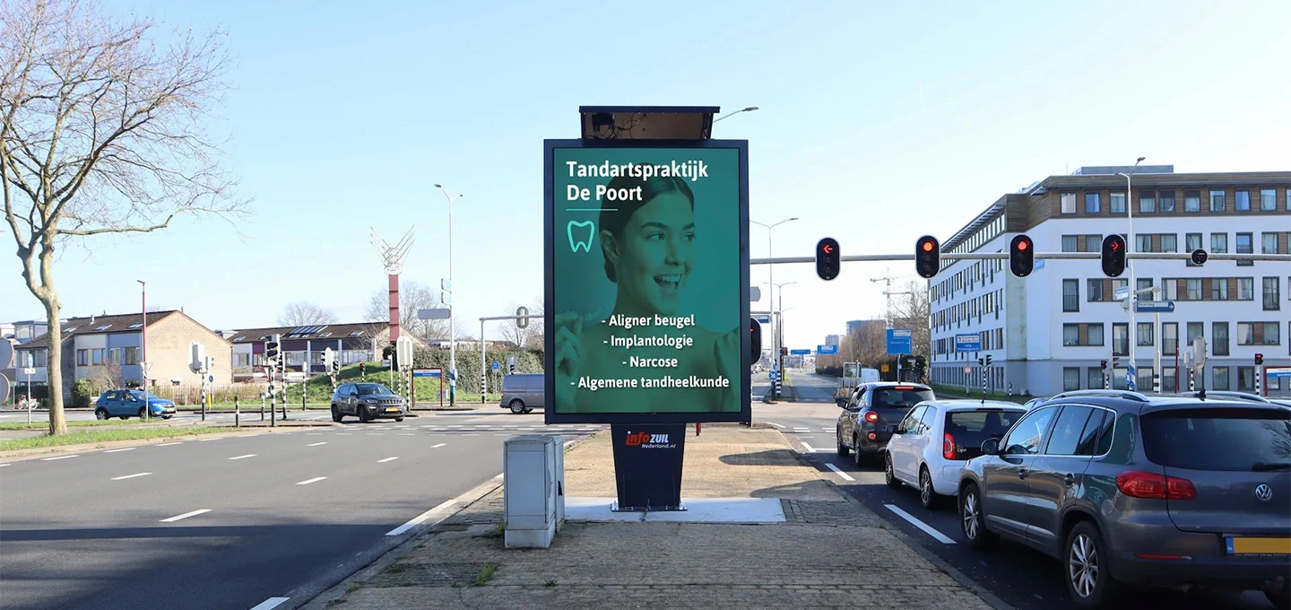 Infozuil_Adverteren_Ledborden_Nieuwegein_WegvandePoort_Inkomend-2 Infozuil Ledschermen Succesverhaal gemeente Woerden